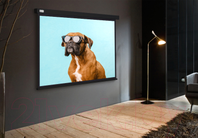 Проекционный экран Cactus Wallscreen CS-PSW-183X244-BK
