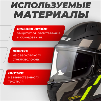 Мотошлем LS2 FF811 Vector 2 Tron