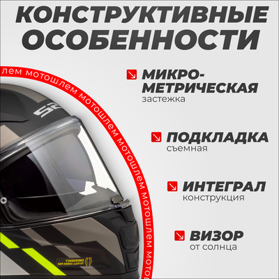 Мотошлем LS2 FF811 Vector 2 Tron