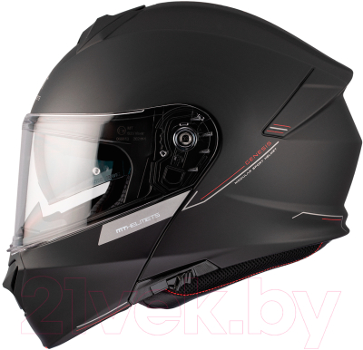 Мотошлем MT Helmets Genesis SV Solid A1 (S, матовый черный)