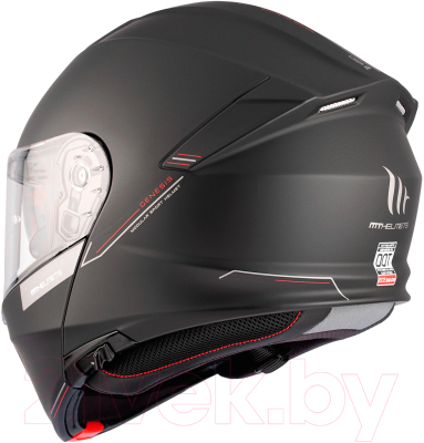 Мотошлем MT Helmets Genesis SV Solid A1 (S, матовый черный)