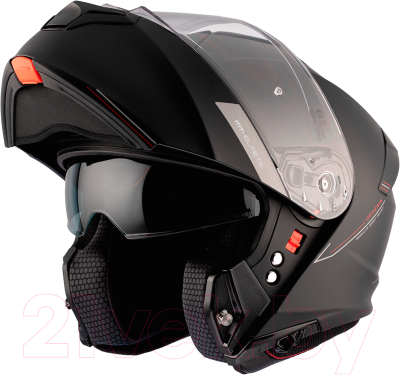 Мотошлем MT Helmets Genesis SV Solid A1 (S, матовый черный)