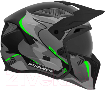 Мотошлем MT Helmets Streetfighter Sv S Flame (S, глянцевый)