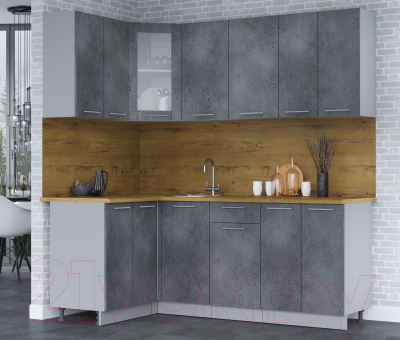 Кухонный гарнитур Интерлиния Мила 12x20