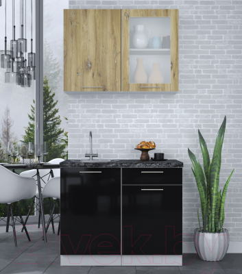 Кухонный гарнитур Интерлиния Мила Пластик 1.0 Б