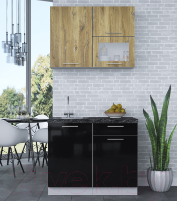 Кухонный гарнитур Интерлиния Мила Пластик 1.0 В