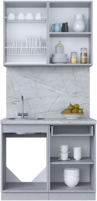 Кухонный гарнитур Интерлиния Мила Пластик 1.0 В