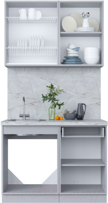 Кухонный гарнитур Интерлиния Мила Пластик 1.1 А
