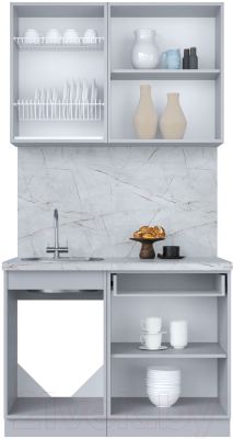 Кухонный гарнитур Интерлиния Мила Пластик 1.1 Б