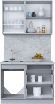 Кухонный гарнитур Интерлиния Мила Пластик 1.1 В