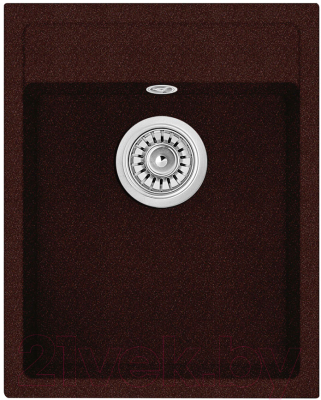 Мойка кухонная Longran Ultra ULS400.500 (марон) - фото