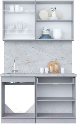 Кухонный гарнитур Интерлиния Мила Пластик 1.3 А