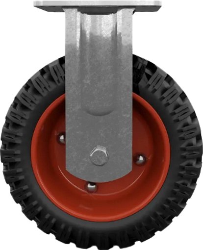 Опора колесная для тележки складской TOR неповоротное PF 200 200мм / 1045346 - фото