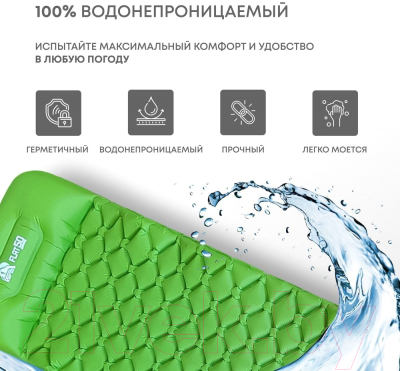 Туристический коврик RSP Outdoor Flat 50 / M-FLA-50-GN