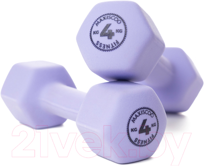 Гантель Maxiscoo Fit 4кг / MSF-LU-220723-4-PR