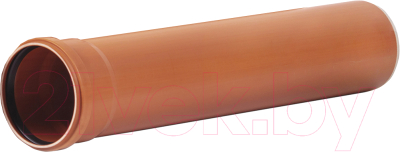 Труба наружной канализации Хемкор ПВХ SN4 315x7.7x2000 / 1491079 - фото