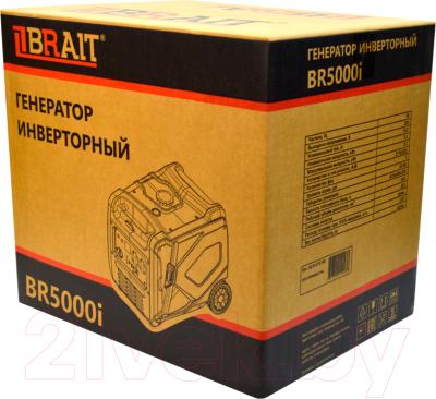 Инверторный генератор Brait BR5000i