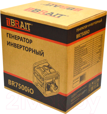 Инверторный генератор Brait BR7500iO