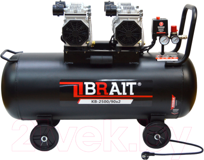Воздушный компрессор Brait KMR-2500/90 - фото