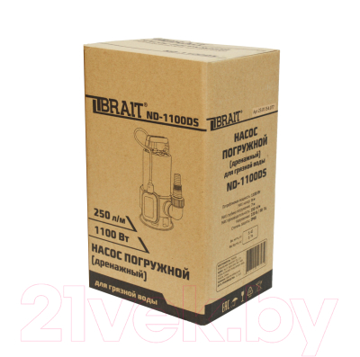 Дренажный насос Brait ND-1100DS