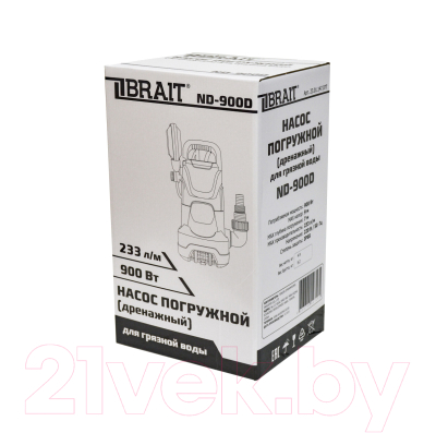 Дренажный насос Brait ND-750D