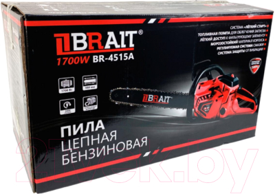 Бензопила цепная Brait BR 45-15A PRO