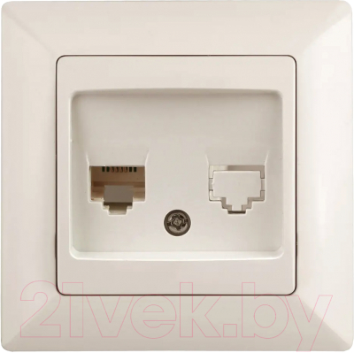 Розетка INTRO Solo 4-303-02 RJ45 / Б0043383 - фото