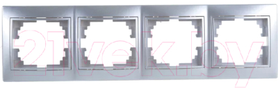Рамка для выключателей и розеток INTRO Plano 1-504-03 / Б0030102 - фото