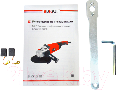 Угловая шлифовальная машина Brait BAG230/2400AS