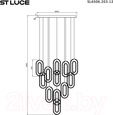 Люстра ST Luce SL6506.203.12 