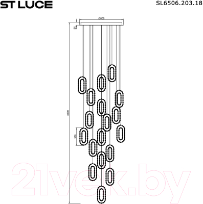 Люстра ST Luce SL6506.203.18 