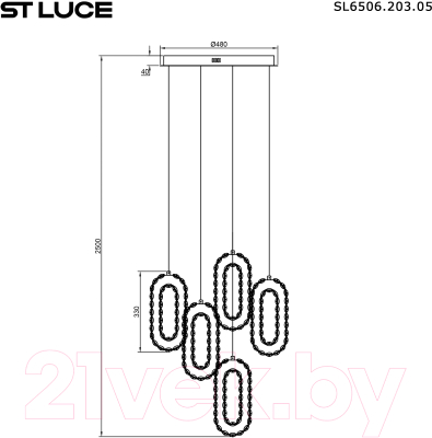Люстра ST Luce SL6506.203.05