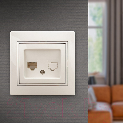 Розетка INTRO Plano 1-303-02 / Б0027622