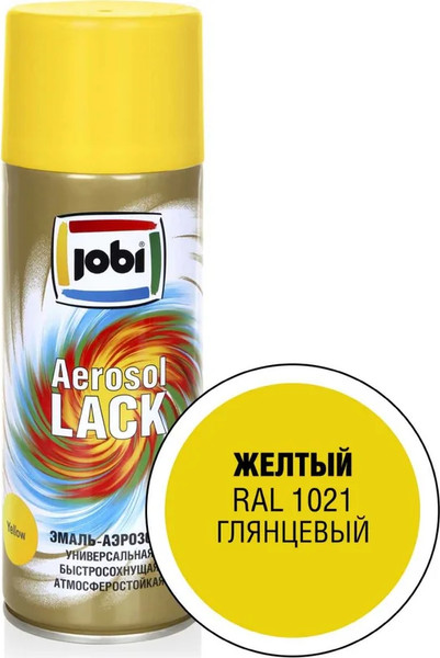 Эмаль Jobi Аэрозольная RAL 1021