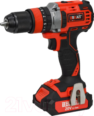 Аккумуляторная дрель-шуруповерт Brait BCDI20-2PUMBL PRO - фото