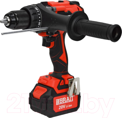 Аккумуляторная дрель-шуруповерт Brait BCDI20-4PUMBL-1 PRO - фото