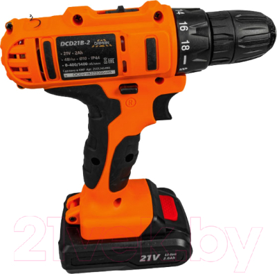 Аккумуляторная дрель-шуруповерт Daman DCD21B-2 DAMAN
