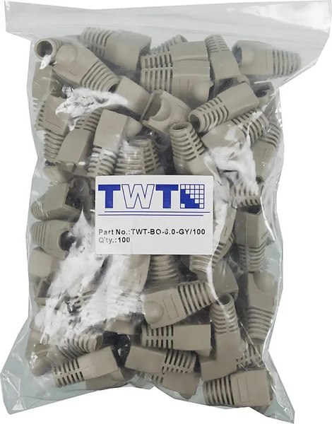 Колпачок для кабеля Lanmaster TWT-BO-6.0-GY/100 - фото