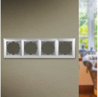 Рамка для выключателей и розеток INTRO Solo 4-504-03 / Б0043426