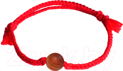 Браслет Wolves Красная нить с агатом Африканский матовый 6558 - фото