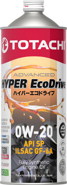Моторное масло Totachi Hyper Ecodrive 0W20 / E0101 - фото