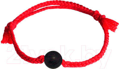 Браслет Wolves Красная нить с агатом Африканский матовый 6562 - фото