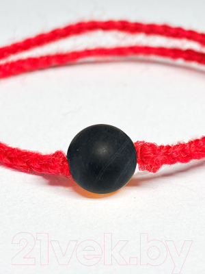 Браслет Wolves Красная нить с агатом Африканский матовый 6562