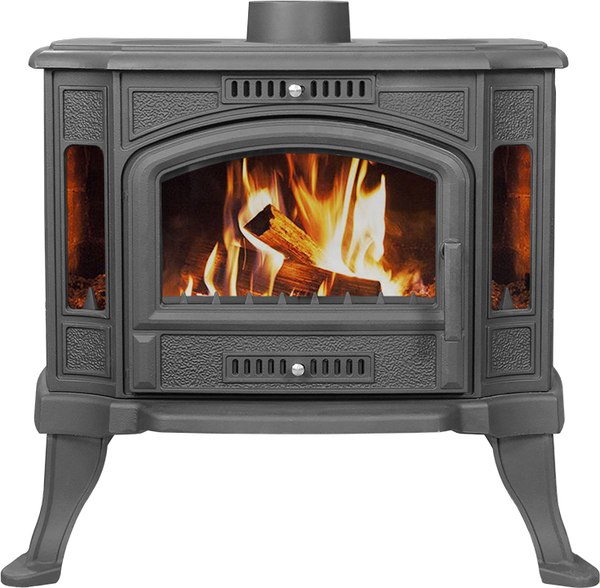 Печь отопительно-варочная Везувий KZ-14 S (антрацит)