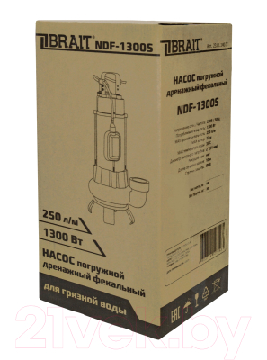 Дренажный насос Brait NDF-1300S