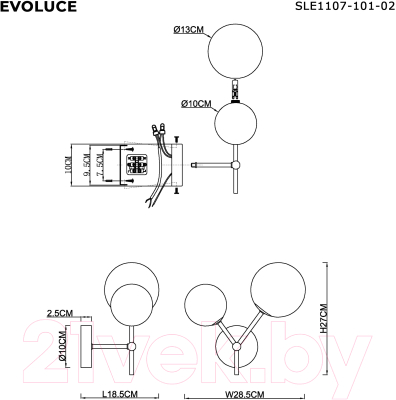 Бра Evoluce SLE1107-101-02