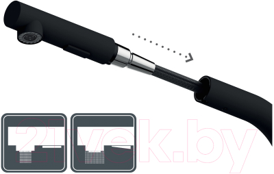 Смеситель Rubineta Bona-35 PO / BO35008