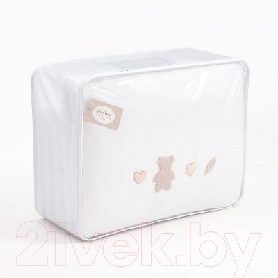 Комплект постельный для малышей Perina Teddy Sateen Collection / ТДСК6-01.3