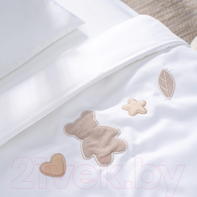 Комплект постельный для малышей Perina Teddy Sateen Collection / ТДСК6-01.3