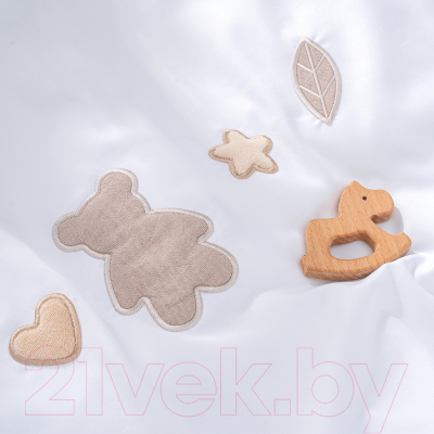 Комплект постельный для малышей Perina Teddy Sateen Collection / ТДСК6-01.3